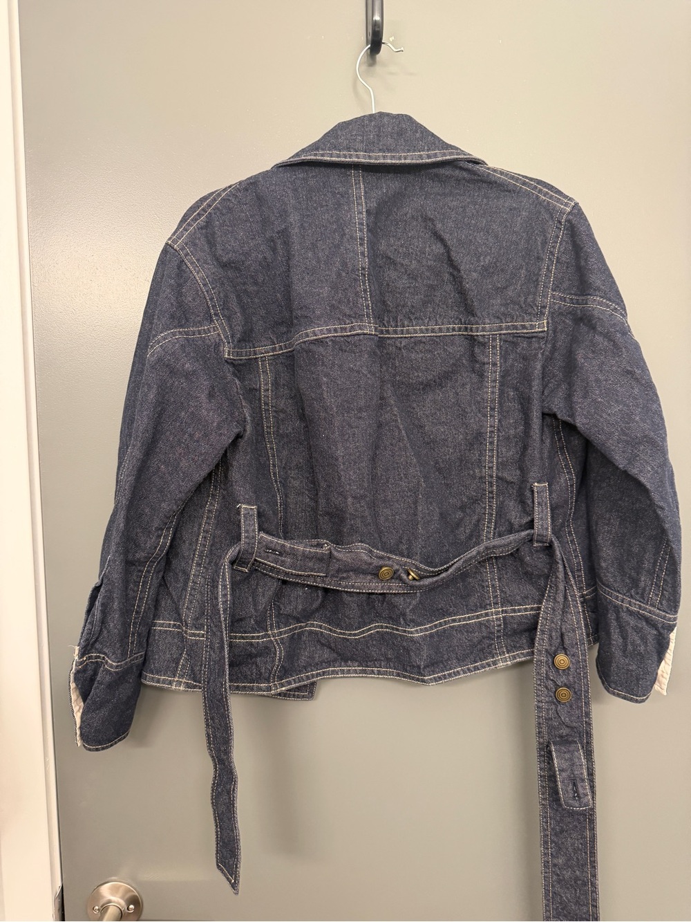 Vince Denim Work Jacket - Dark Indigo - size s - Picture 15 of 15